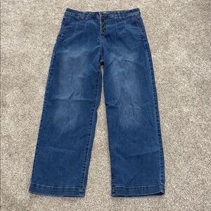 Cleo Blue Wide Leg Jeans